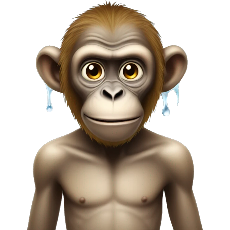 Stinky monkey showering  emoji