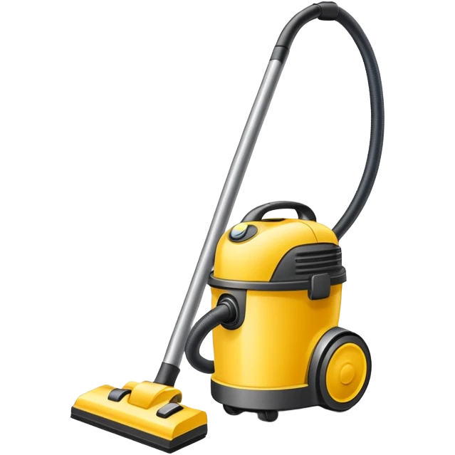 yellow Vacuum cleaner bag emoji