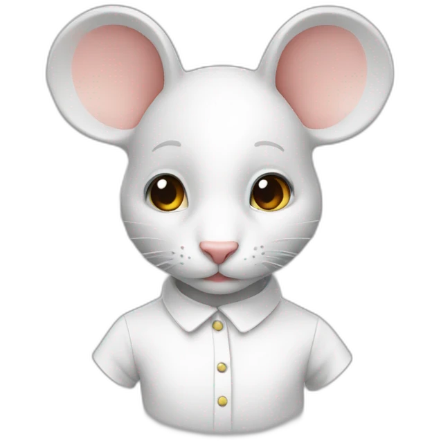 Tu souris dans la blouse blanche emoji