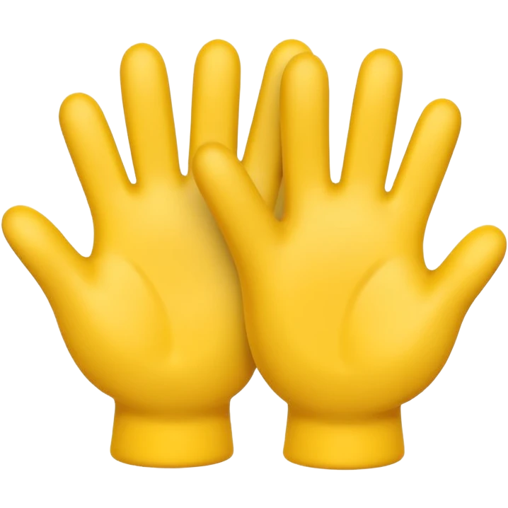 Yellow hands cupped emoji emoji