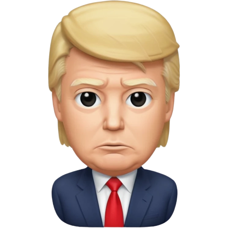 donald trump as blockhead emoji
