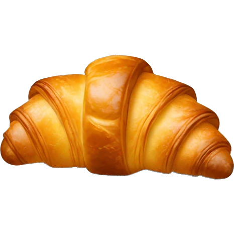 A croissant  emoji