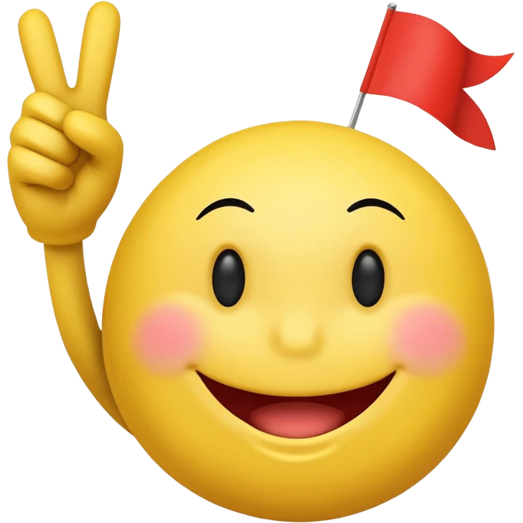 a cheering smiley carrying the word "Rabea!!!"  emoji