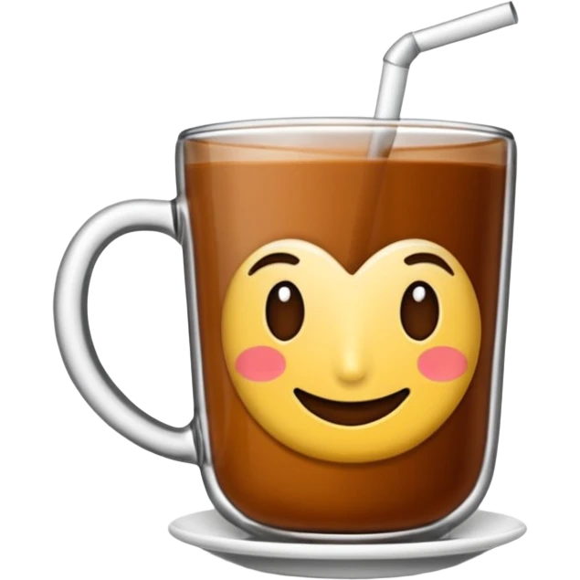 Çay bardağında çay emoji