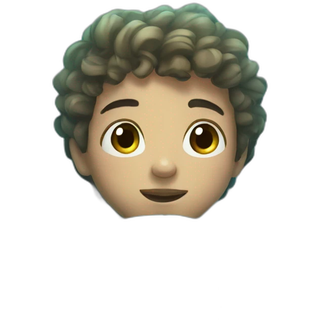 Boy Underwater With Clothes with Puffy Cheeks emoji