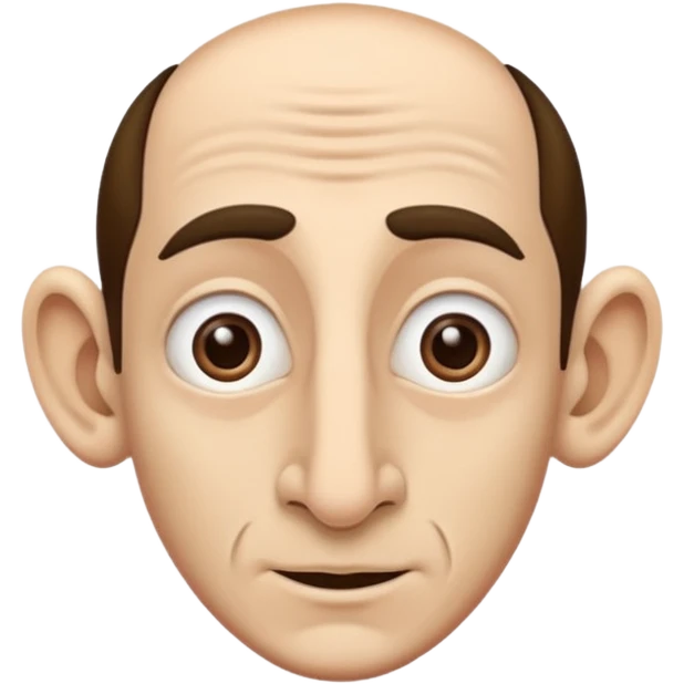 A Jewish person with a large nose emoji
