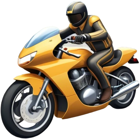 An icon showing a motorcycle and car speeding through a cityscape, with roads and curves ahead. The vehicles leave dynamic trails of speed, representing the thrill of racing and adventure. The background is transparent, focusing on the power and freedom of both cars and motorcycles. emoji