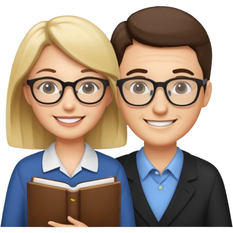 teacher helping student emoji