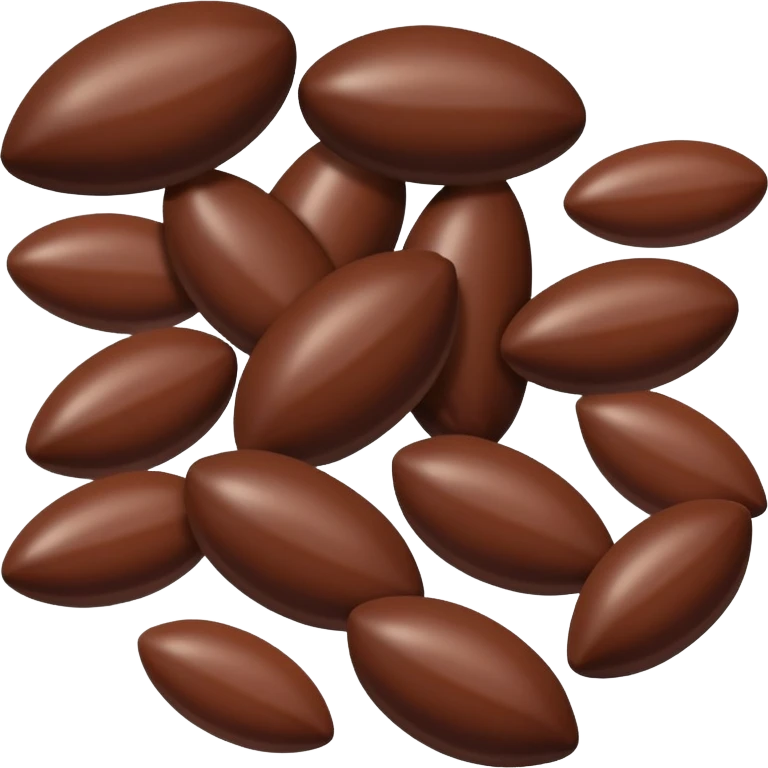 chocolate covered almonds emoji