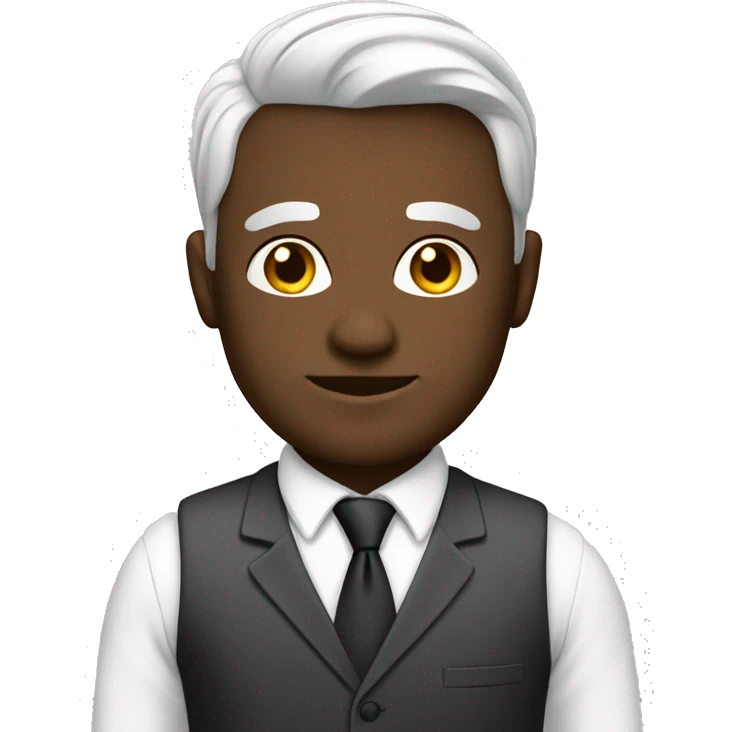 buisness blanc emoji