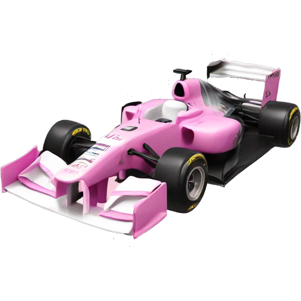 F1 car pink emoji
