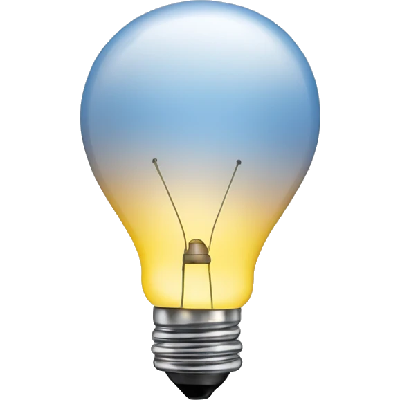 light bulb emoji