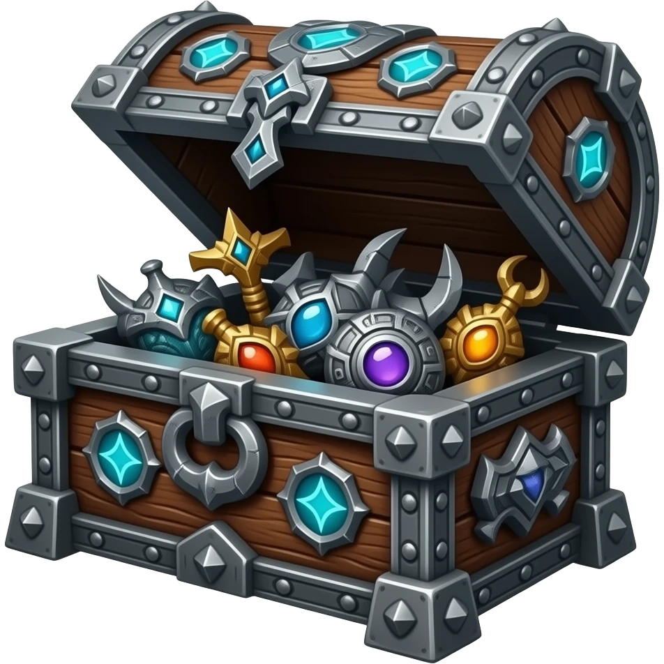 warhammer big chest with powerfull relics emoji