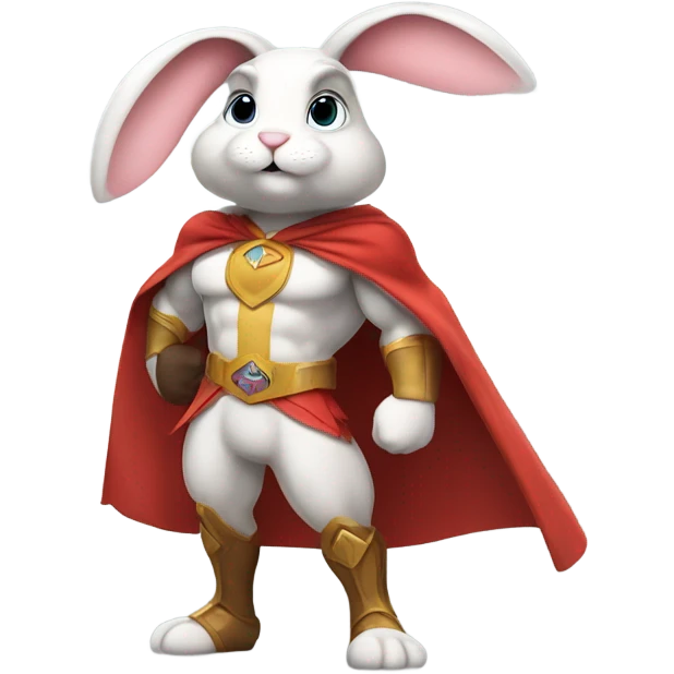 Super power bunny  emoji