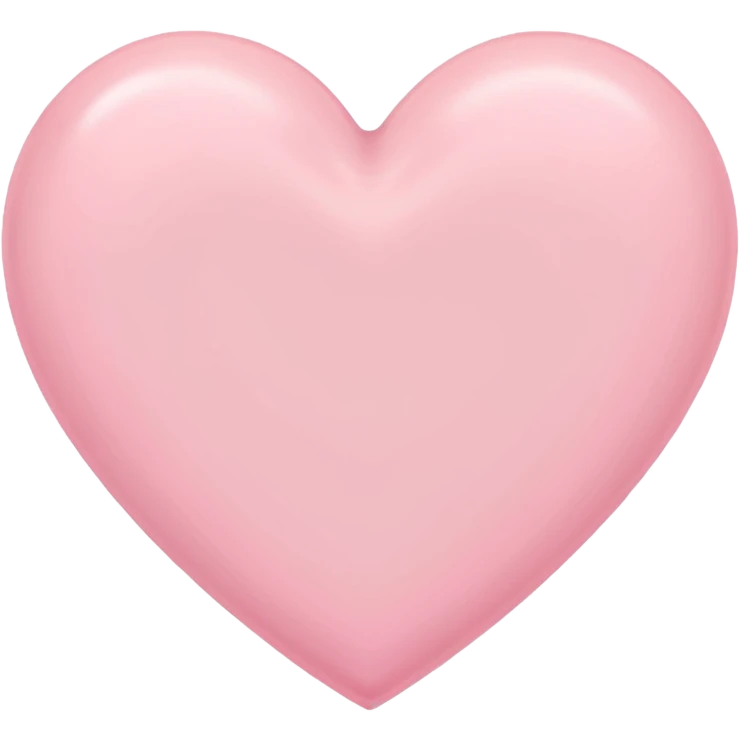 pastel heart with a gentle pastel heart border emoji