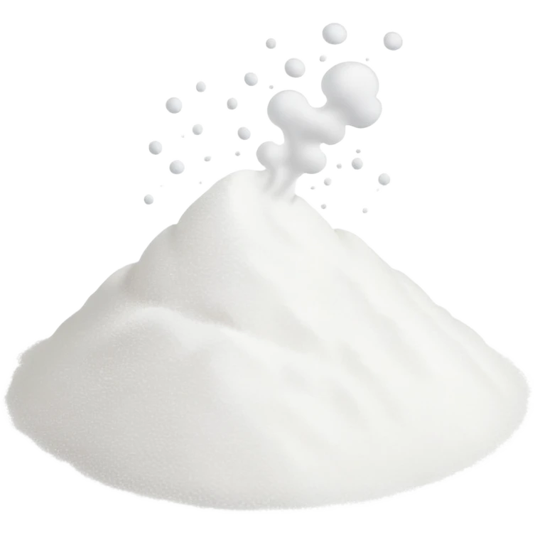 Baby powder emoji