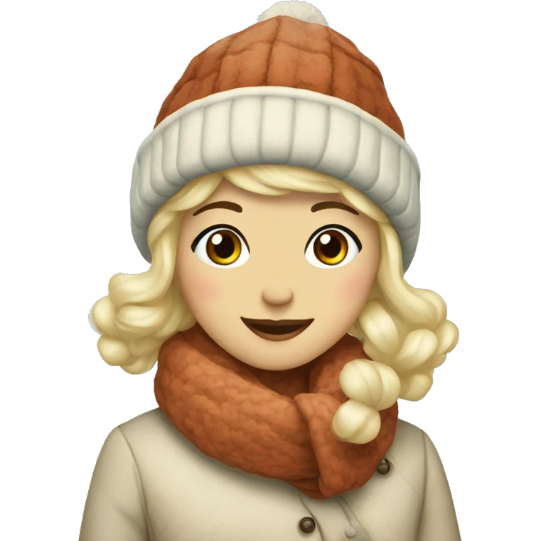 Winter vintage emoji