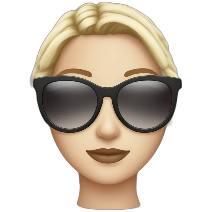 white girl nettle sunglasses emoji