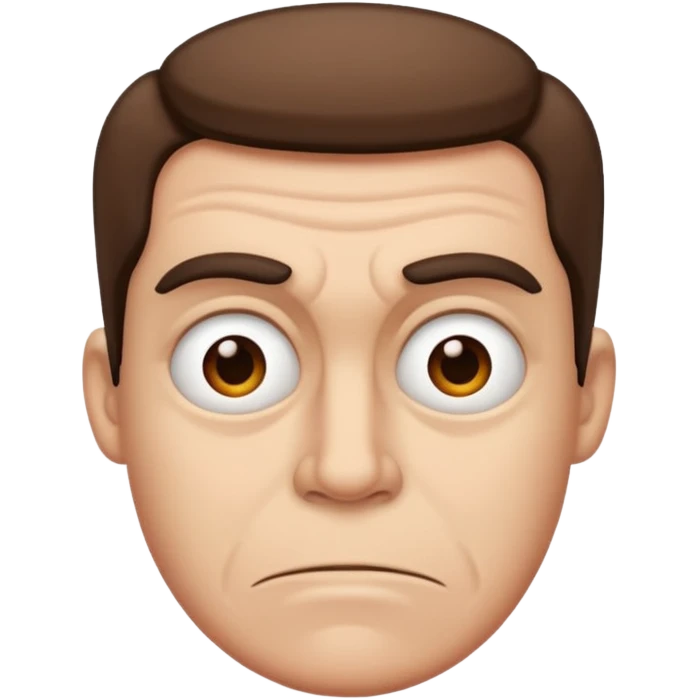 When you look at a person with contempt  emoji