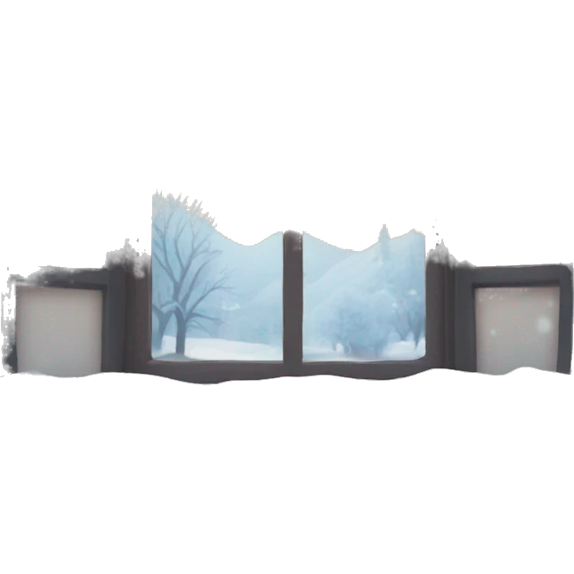 winter window emoji