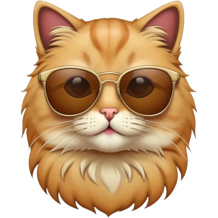 Cat wearing sunglasses emoji
