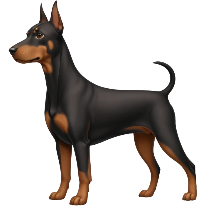 Dobermann uncropped emoji