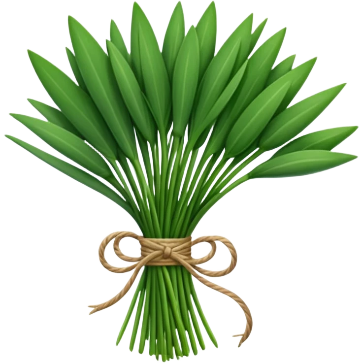 chives leaves herb bouquet emoji