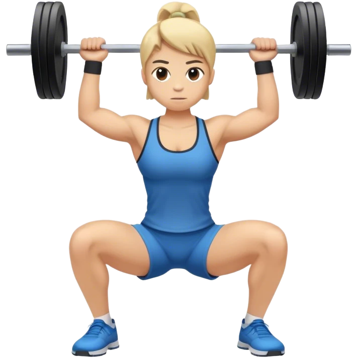 weighted squats emoji