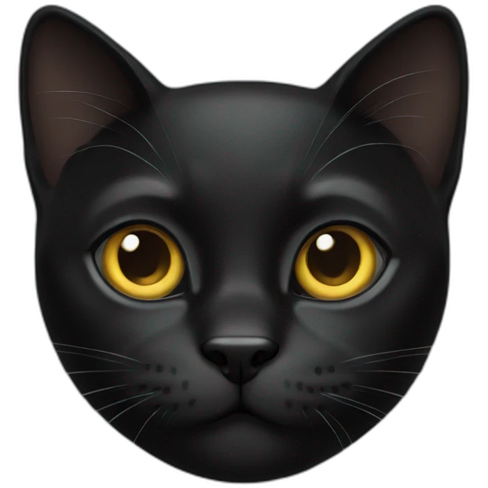 Black cat emoji