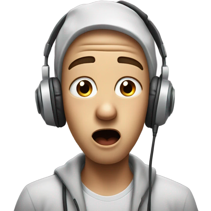 Bass face emoji