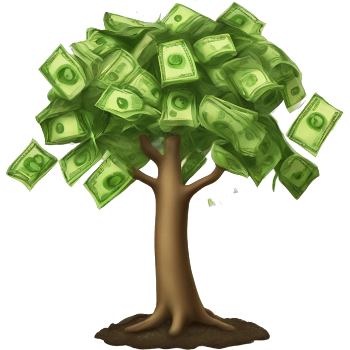 Money tree emoji