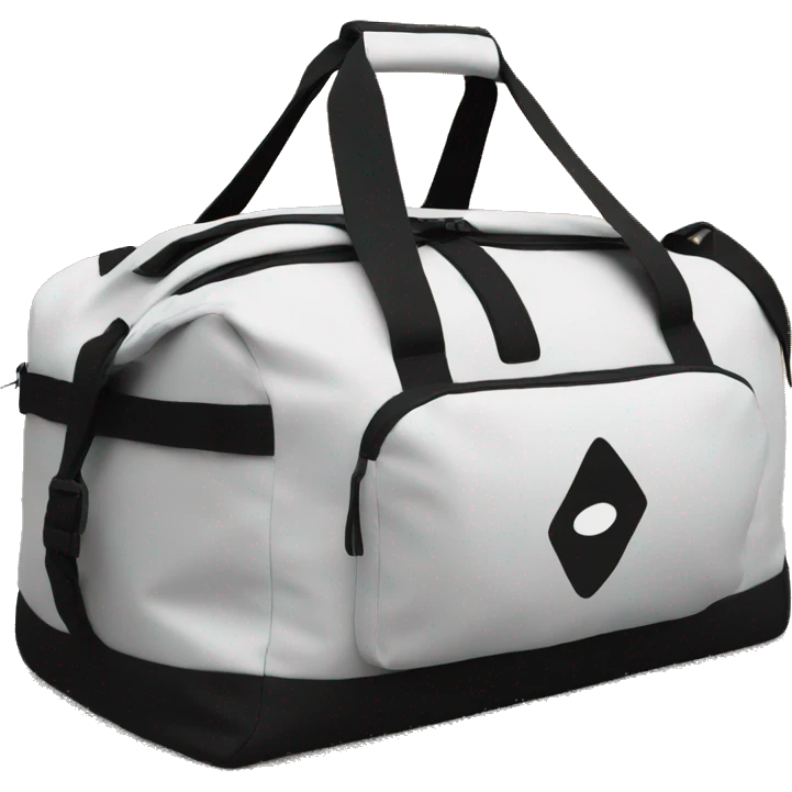 Alo duffle bag black emoji