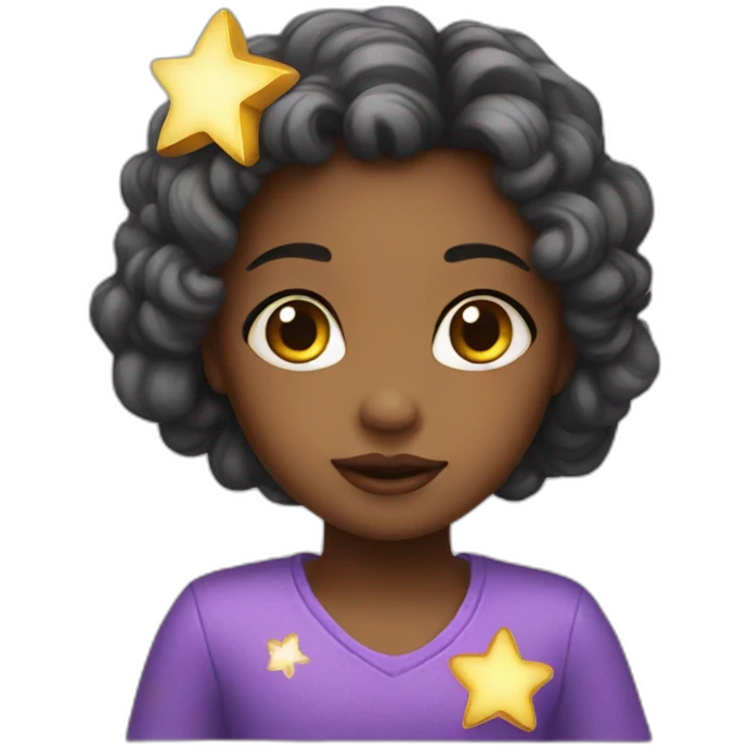 little star girl emoji