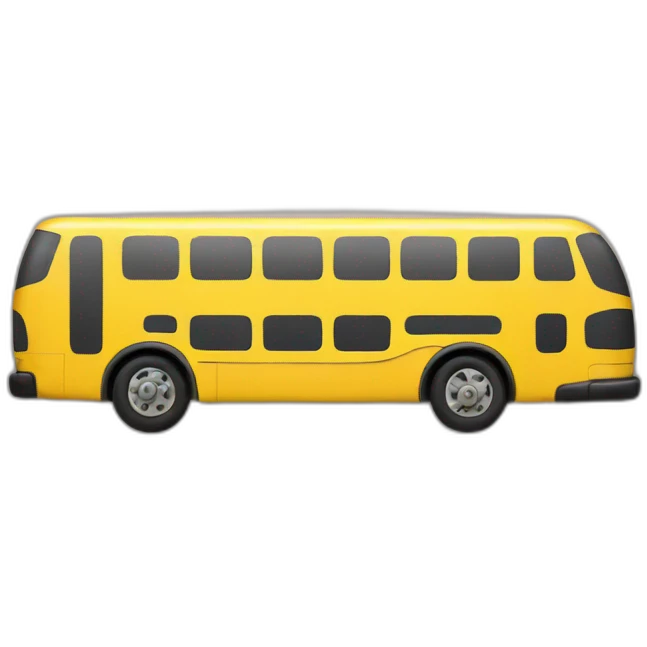 bus sliced in half emoji