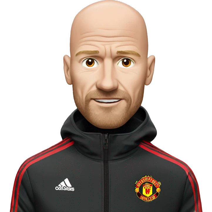 Erik Ten Hag in a man united jacket emoji