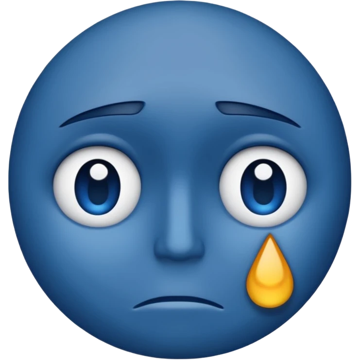 Hayalkırıklığı,içten içe üzgülük,hep olcak diyip olmadığını bilmek, bunların daha birçok benzeri olan bunlara ait olan tek sembol ama yüz olmasın bir sembol emoji