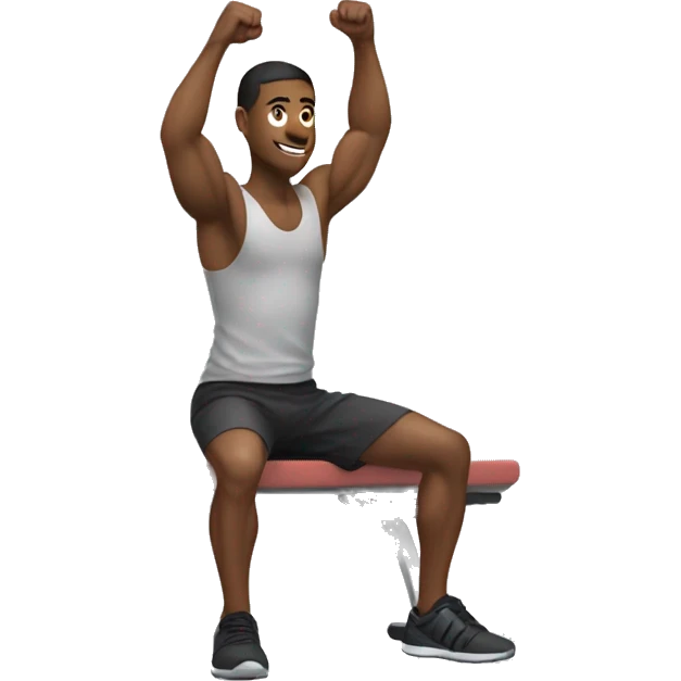 A guy doing full planch  proper technique  emoji