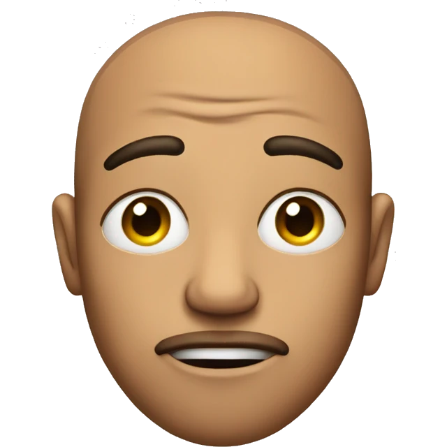 side eye emoji with no smile just a straight face  emoji