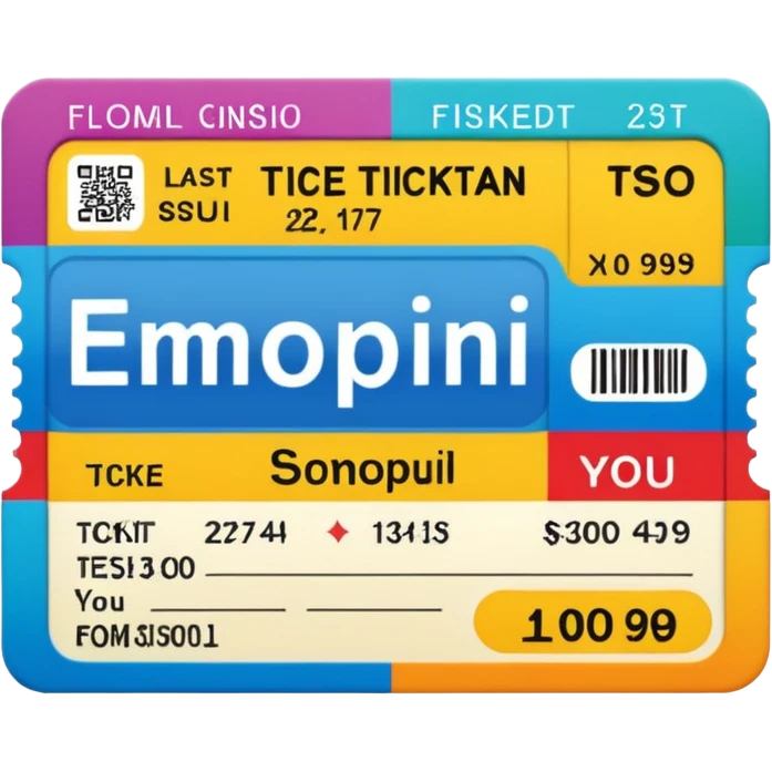 Ticket Check  emoji