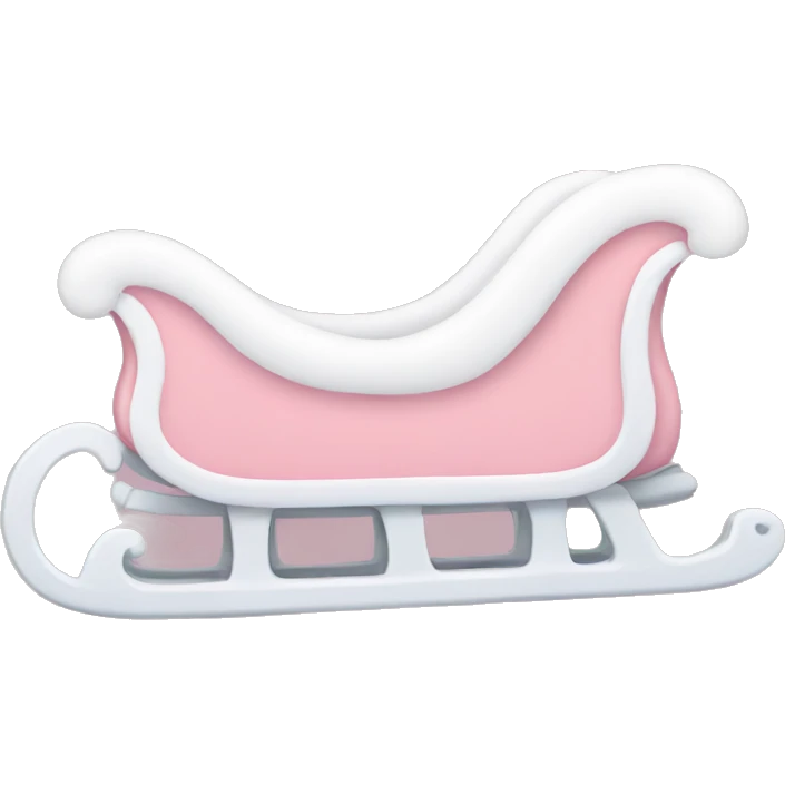 light pink sleigh emoji