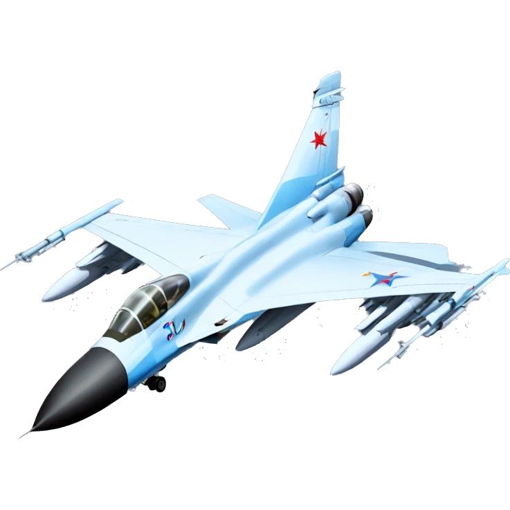 Su-27 fighter jet emoji