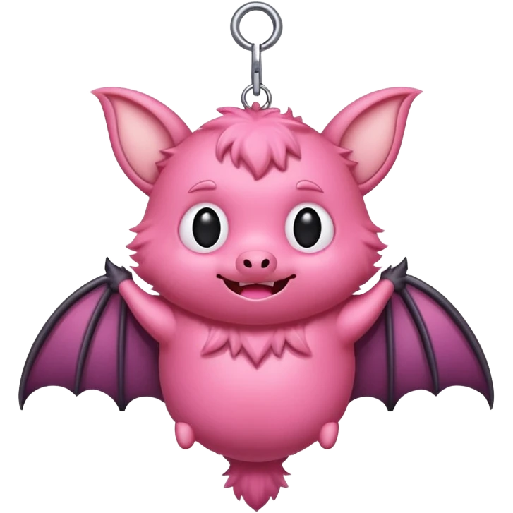 Pink bat emoji