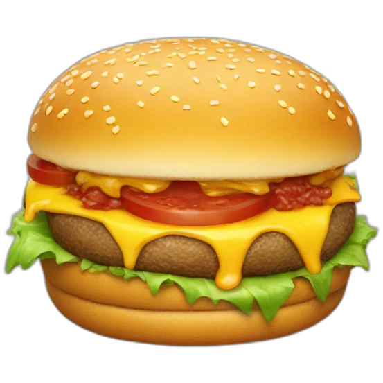 Dragon eat burger  emoji
