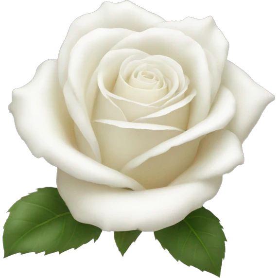 white rose emoji