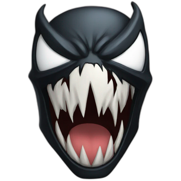 Angry Spiderman venomized emoji