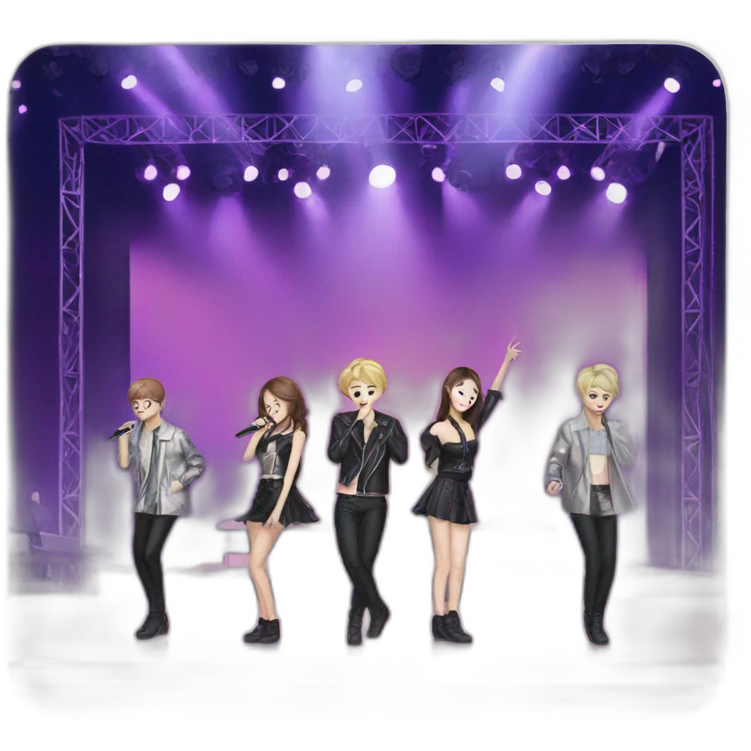 kpop performance stage emoji