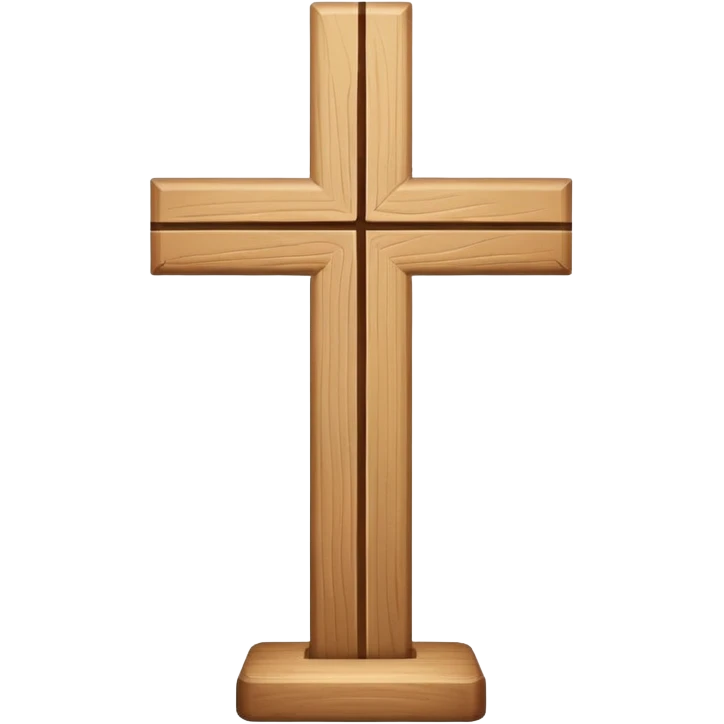 Beige cross emoji