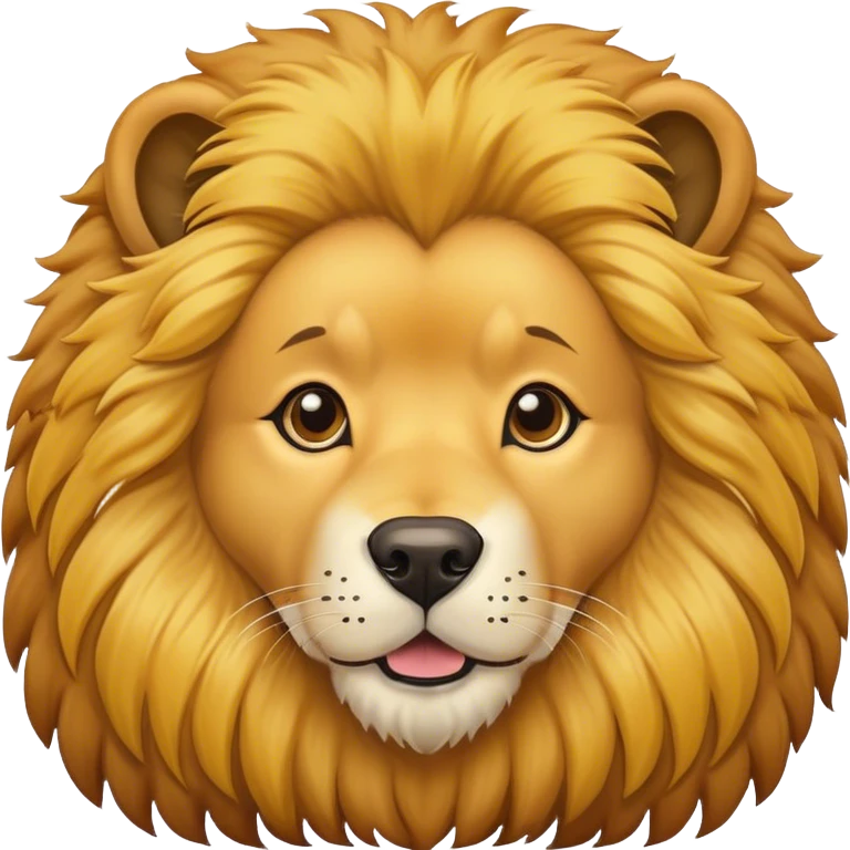 dog looks like lion emoji