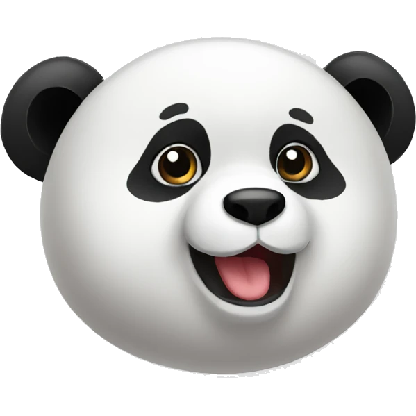 Panda ask something  emoji