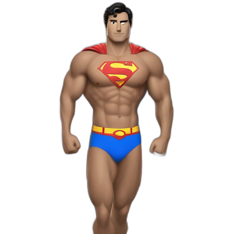 superman in speedo emoji